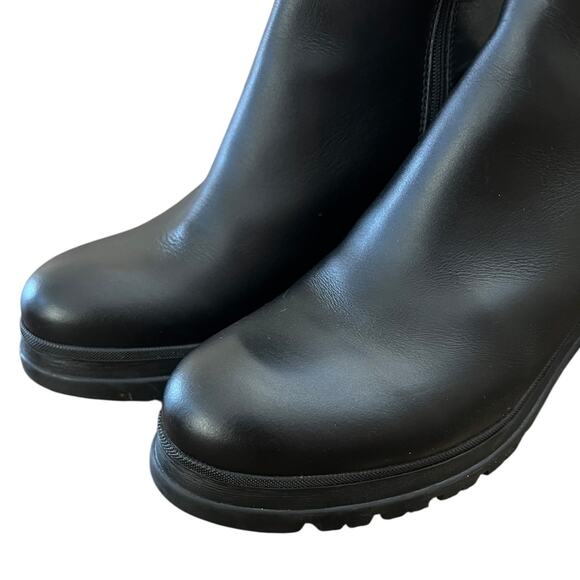 NWOT La Canadienne Percle Almond Toe Black Chelsea Boots – 9.5 M - Picture 4 of 10